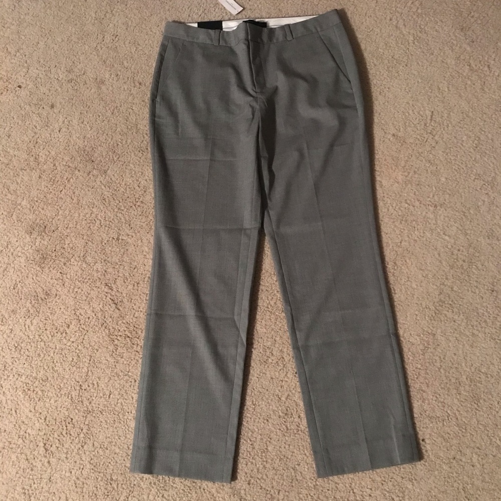 Banana Republic Ryan Light Grey Slim Straight Pant